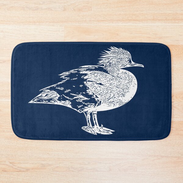 Item preview, Common Merganser White Design designed and sold by designsasstultd.