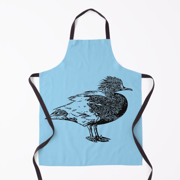 Item preview, Common Merganser Black Design designed and sold by designsasstultd.
