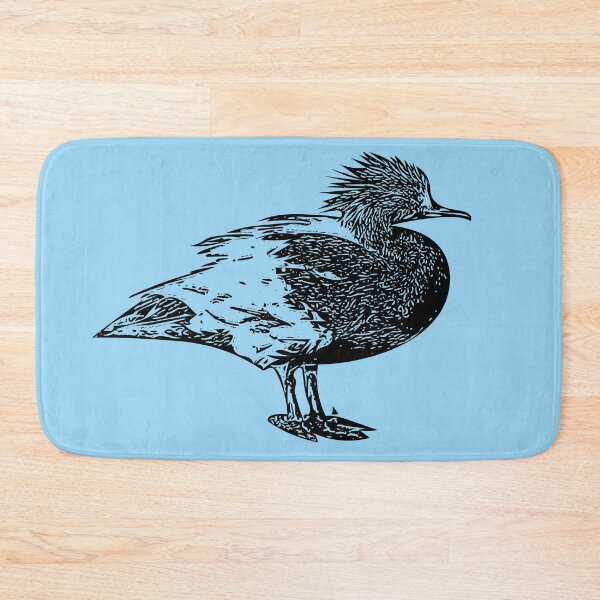 Item preview, Common Merganser Black Design designed and sold by designsasstultd.