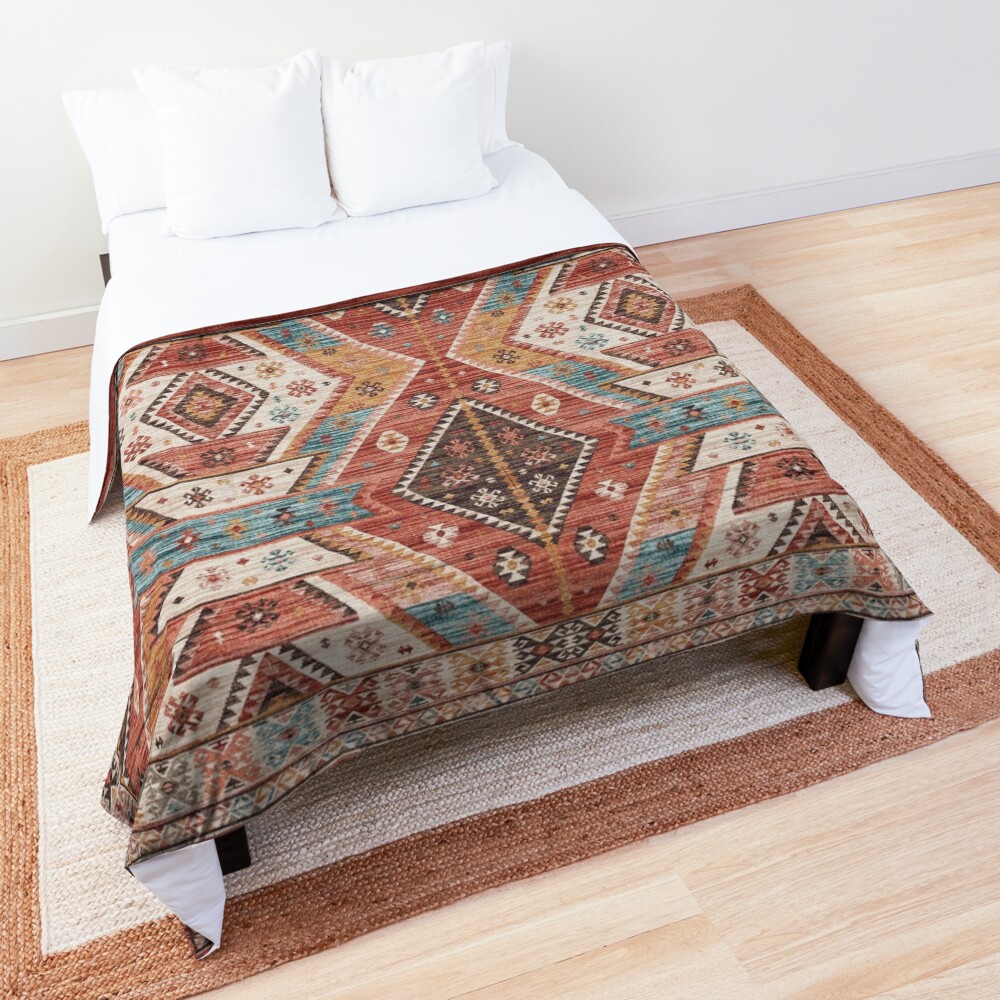 Oriental Heritage Traditional African Moroccan Style Comforter