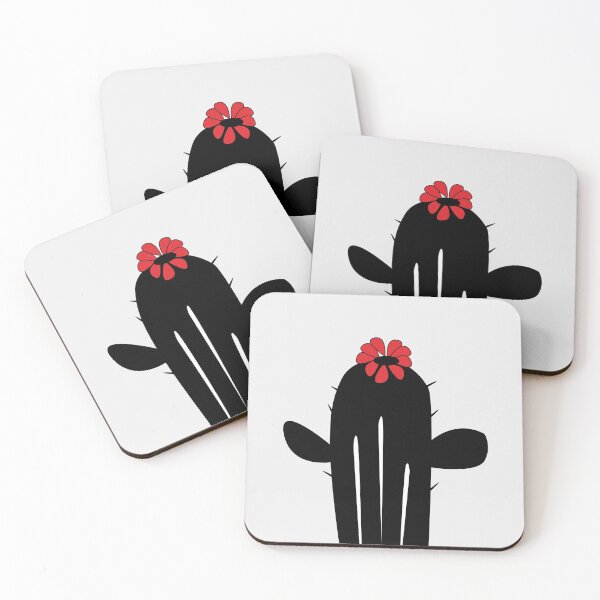 Item preview, Black cactus illustration designed and sold by UnfeelSadness.