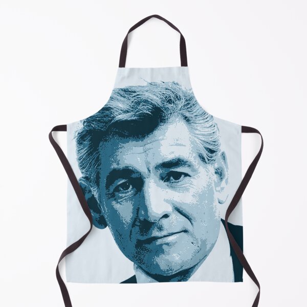 Item preview, Leonard Bernstein Cerulean Blue Portrait designed and sold by zavadadesigns.