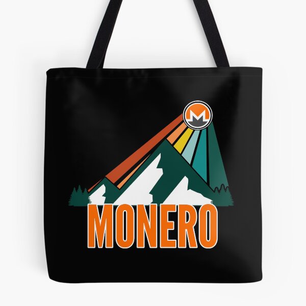 Item preview, Monero Crypto Mountain Sun Rays designed and sold by Bitcoin-Fashion.