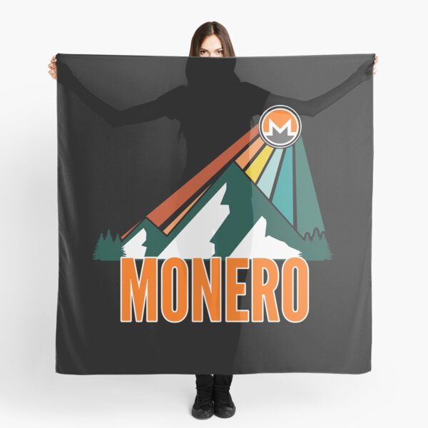 Item preview, Monero Crypto Mountain Sun Rays designed and sold by Bitcoin-Fashion.