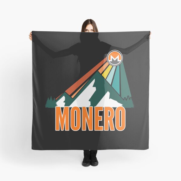 Item preview, Monero Crypto Mountain Sun Rays designed and sold by Bitcoin-Fashion.