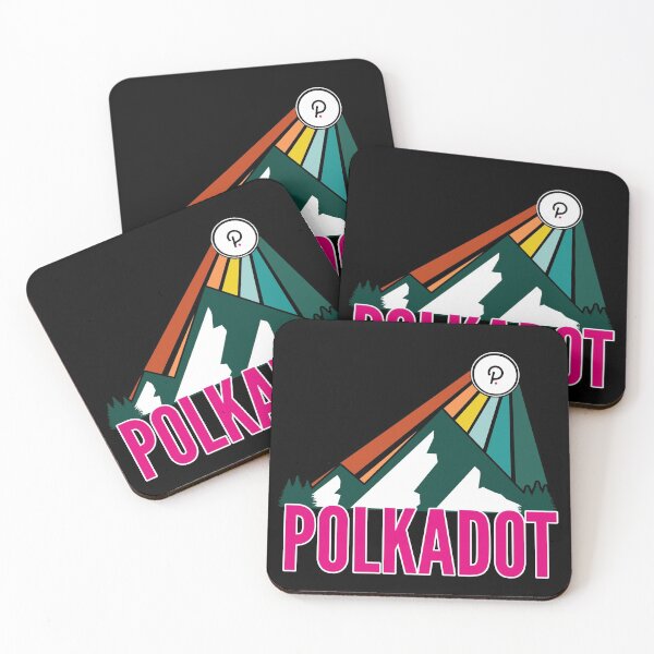 Item preview, Polkadot Crypto Mountain Sun Rays designed and sold by Bitcoin-Fashion.