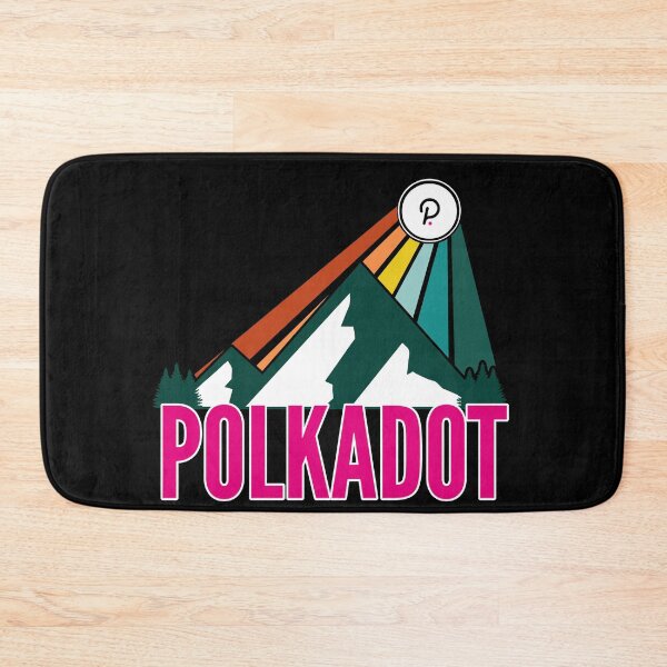 Item preview, Polkadot Crypto Mountain Sun Rays designed and sold by Bitcoin-Fashion.