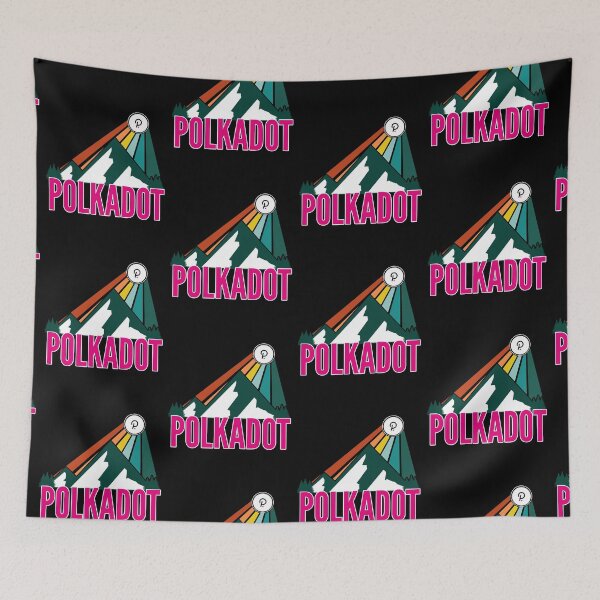 Item preview, Polkadot Crypto Mountain Sun Rays designed and sold by Bitcoin-Fashion.
