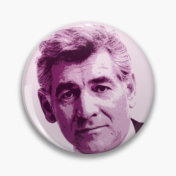 Item preview, Leonard Bernstein Pink Portrait designed and sold by zavadadesigns.