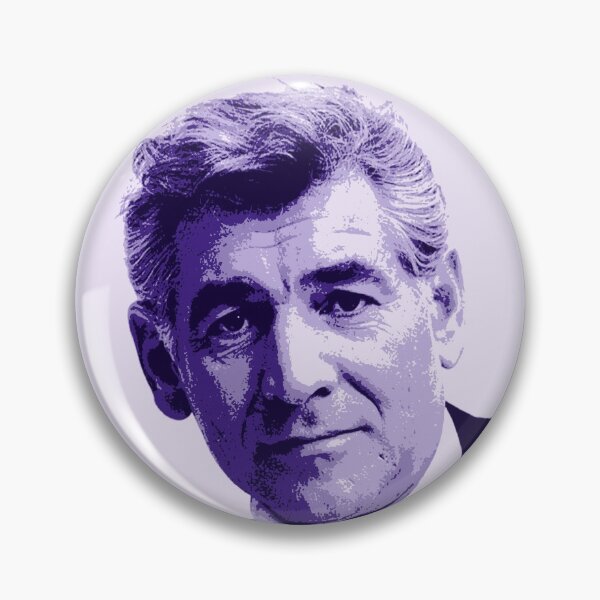 Item preview, Leonard Bernstein Purple Portrait designed and sold by zavadadesigns.