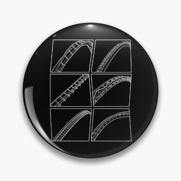 Item preview, Rollercoaster Track Design - White designed and sold by CoasterMerch.