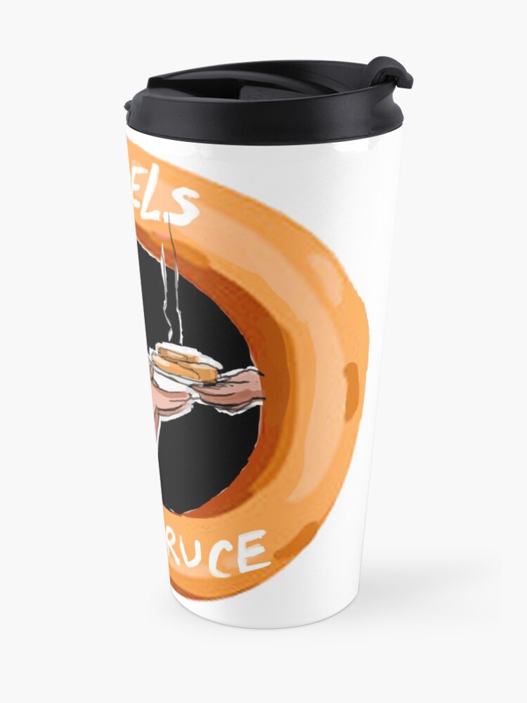 Alternate view of Bagels With Bruce Travel Mug
