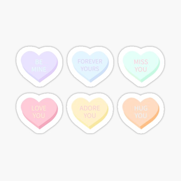 Sweet Hearts Sticker Pack Sticker