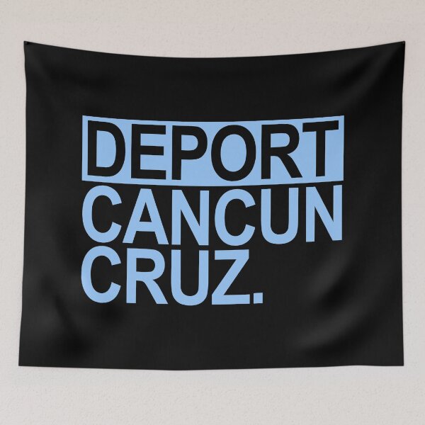 Item preview, Deport Cancun Cruz (blue 1) designed and sold by Thelittlelord.