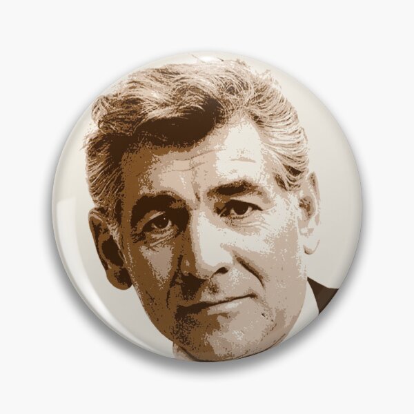 Item preview, Leonard Bernstein Sepia Portrait designed and sold by zavadadesigns.