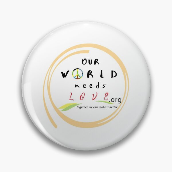 Item preview, Our World Needs Love Logo designed and sold by CoffeeCupLife2.