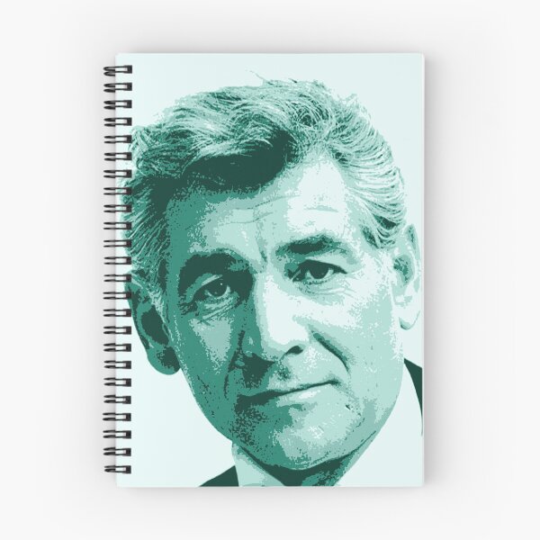 Item preview, Leonard Bernstein Teal Portrait designed and sold by zavadadesigns.