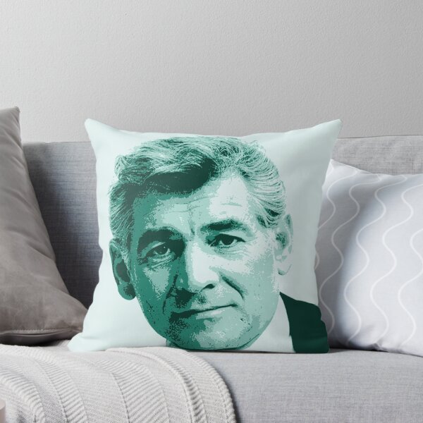 Item preview, Leonard Bernstein Teal Portrait designed and sold by zavadadesigns.