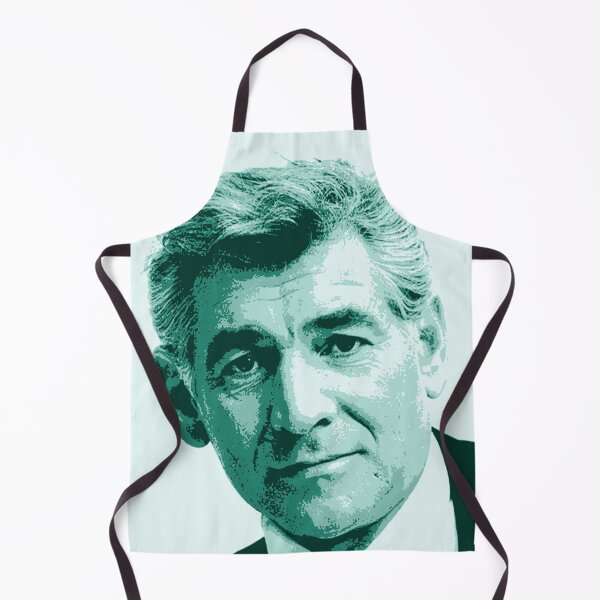 Item preview, Leonard Bernstein Teal Portrait designed and sold by zavadadesigns.