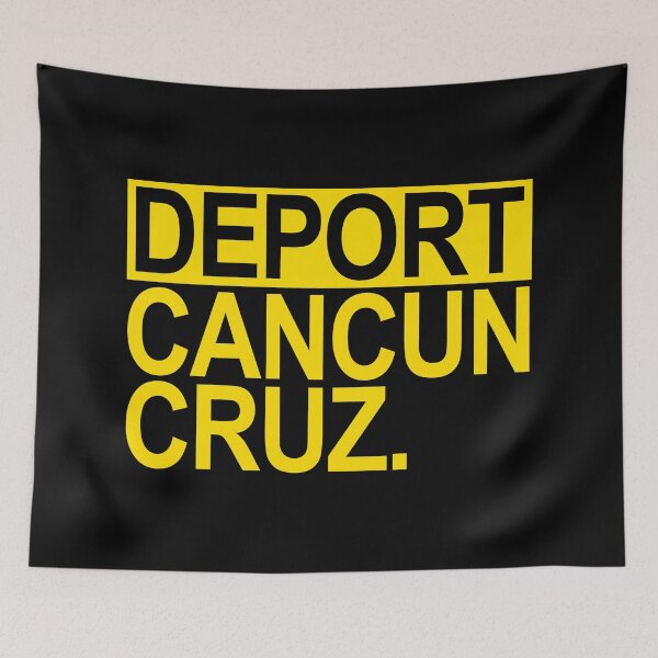 Item preview, Deport Cancun Cruz (yellow) designed and sold by Thelittlelord.