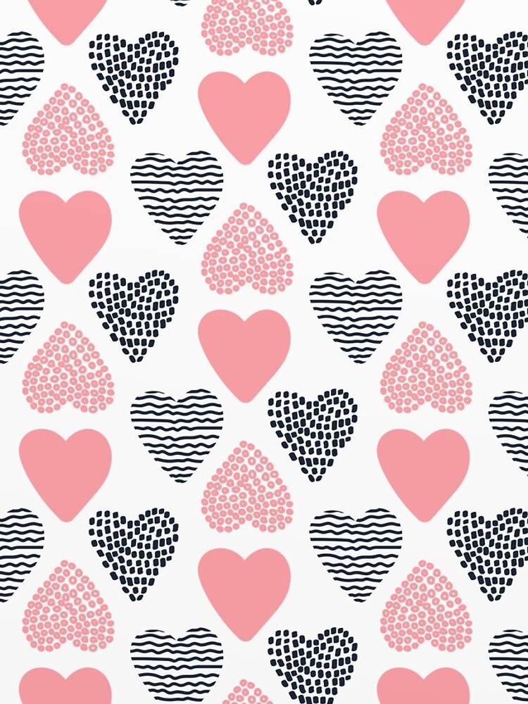 Thumbnail 4 of 4, iPhone Case, Heart shape pattern designed and sold by della95.
