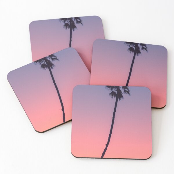 Item preview, Pink & Purple Sunset Palm Tree designed and sold by newburyboutique.
