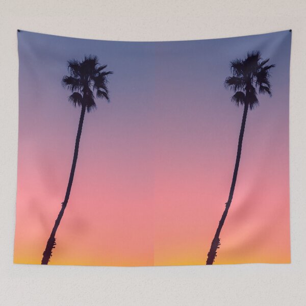 Item preview, Pink & Purple Sunset Palm Tree designed and sold by newburyboutique.