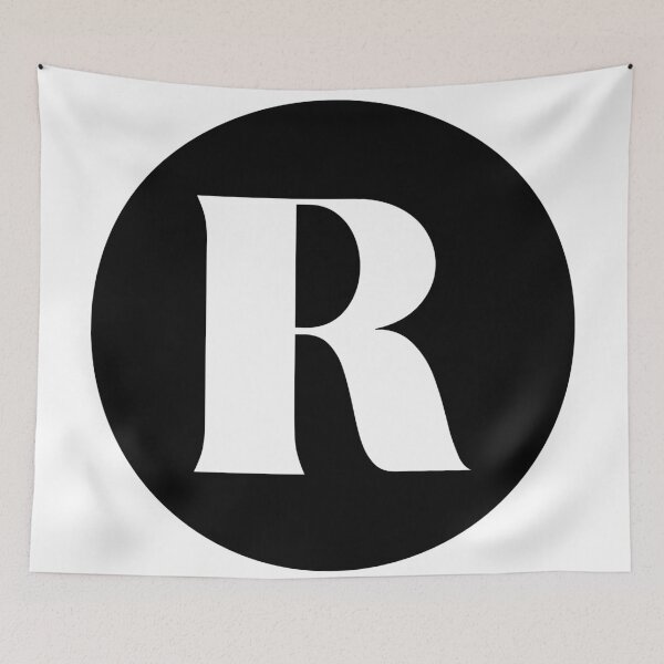 Item preview, R (Letter Initial Monogram)  designed and sold by Texterns.