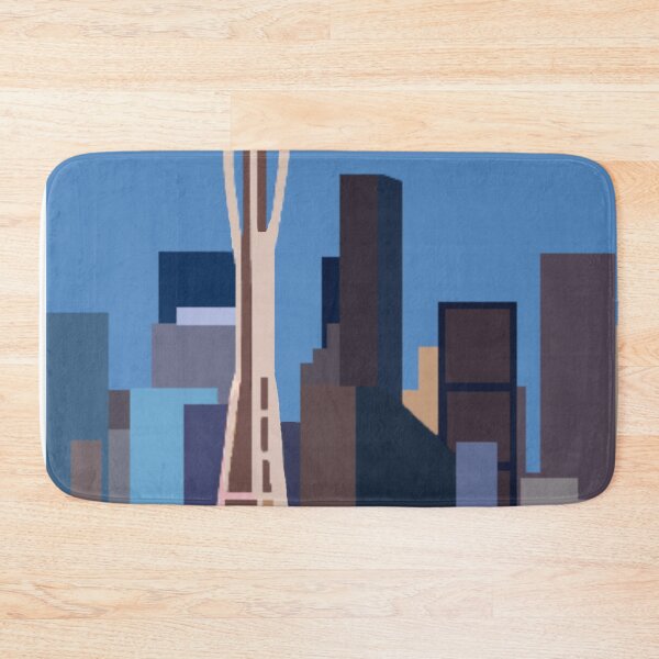 Item preview, Seattle skyline illustration  designed and sold by Sophieambr.