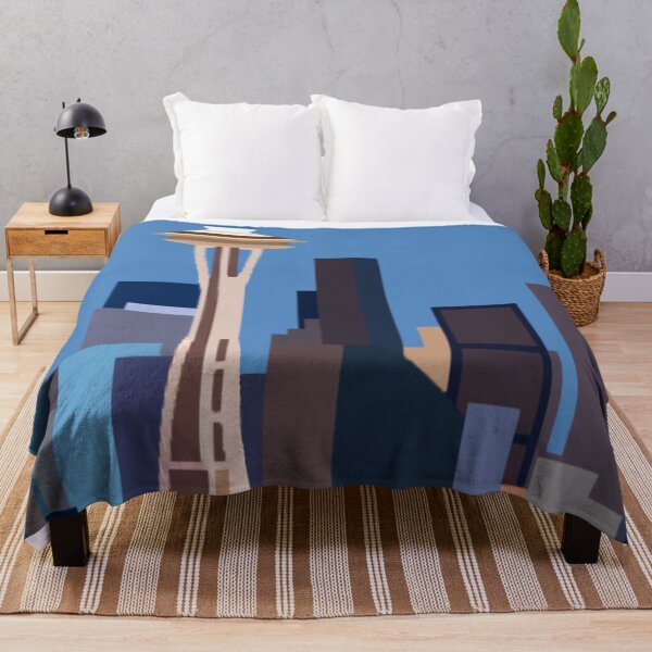 Item preview, Seattle skyline illustration designed and sold by Sophieambr.
