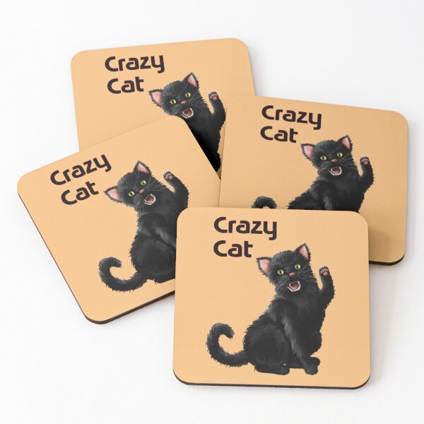 Item preview, Crazy Cat designed and sold by LoneAngel.