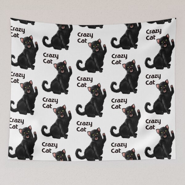 Item preview, Crazy Cat designed and sold by LoneAngel.