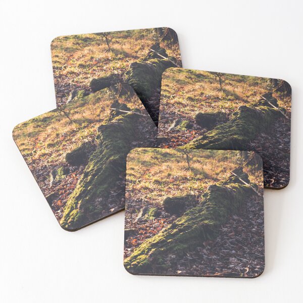 Item preview, Moss growing on fallen tree in wooded area designed and sold by chrishannah.