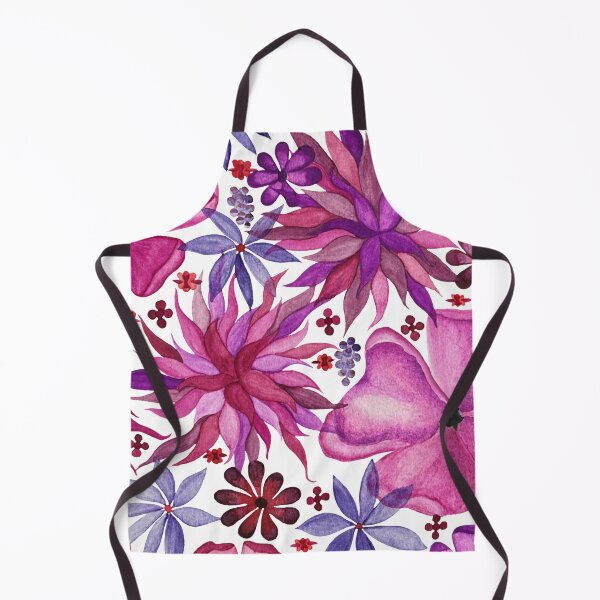 Item preview, Watercolor Purple Flowers designed and sold by HeatherNafeArt.