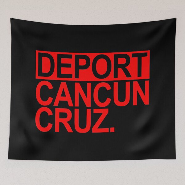 Item preview, Deport Cancun Cruz - red designed and sold by Thelittlelord.