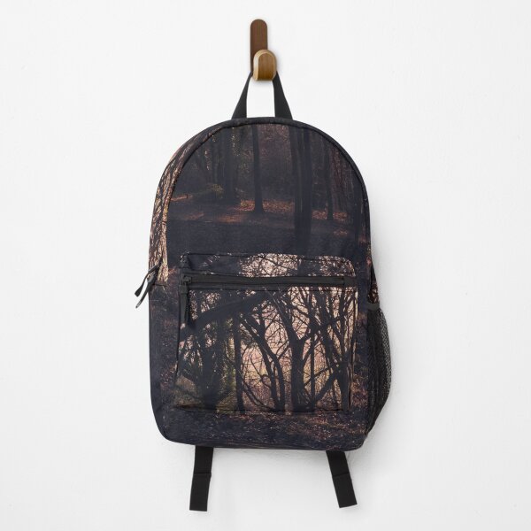 Item preview, A leafy woodland during a late winter sunset designed and sold by chrishannah.