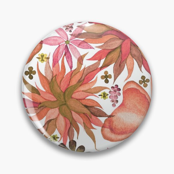 Item preview, Watercolor Dusty Rose Flowers designed and sold by HeatherNafeArt.