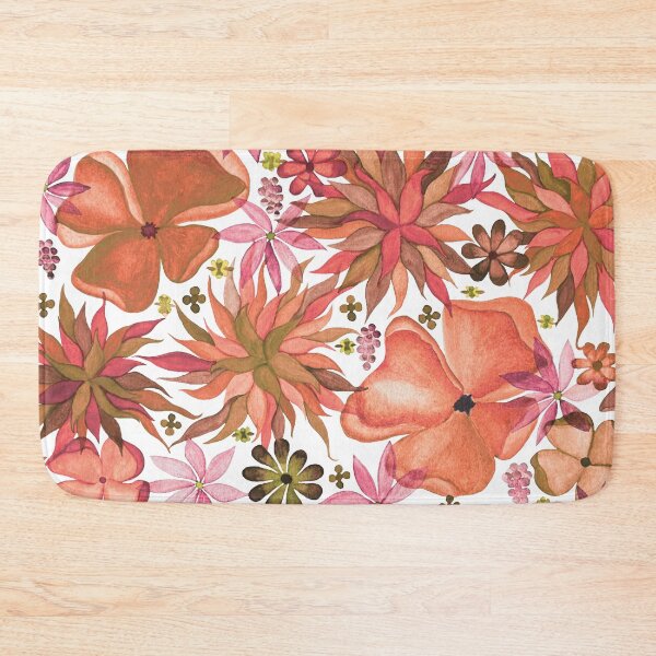 Item preview, Watercolor Dusty Rose Flowers designed and sold by HeatherNafeArt.