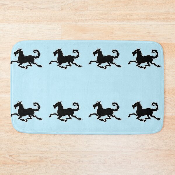 Item preview, Silhouette of black galloping horse design designed and sold by Al Benge - NZ & Australian Art.