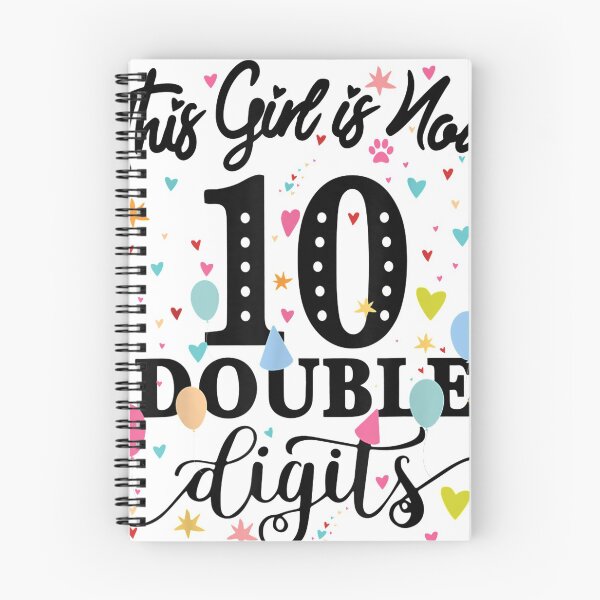 Item preview, 10th Birthday Gifts  This Girl Is Now 10 Double Digits  designed and sold by XuXue.