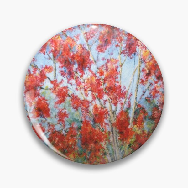 Item preview, Glorious Red Flowering Tree designed and sold by Anne Huth.