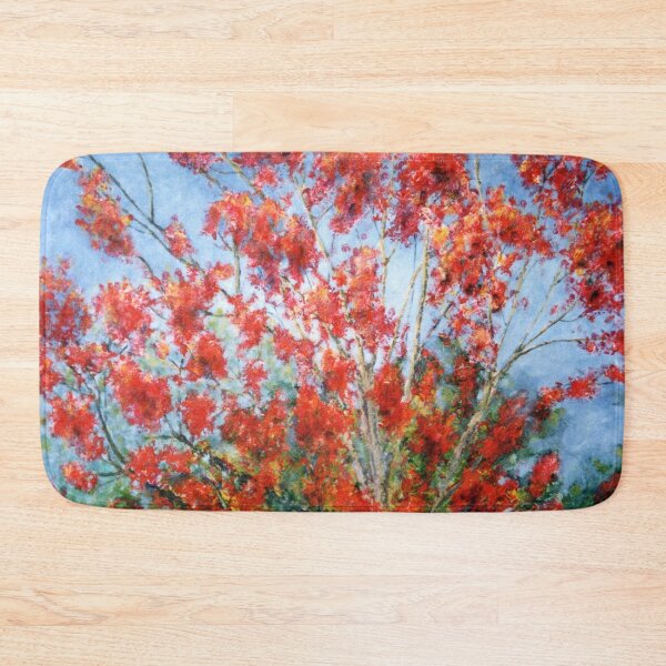 Item preview, Glorious Red Flowering Tree designed and sold by Anne Huth.