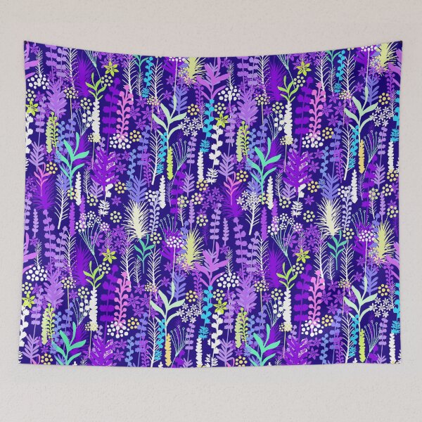Item preview, Night field,aromatic herbs designed and sold by Daridara.