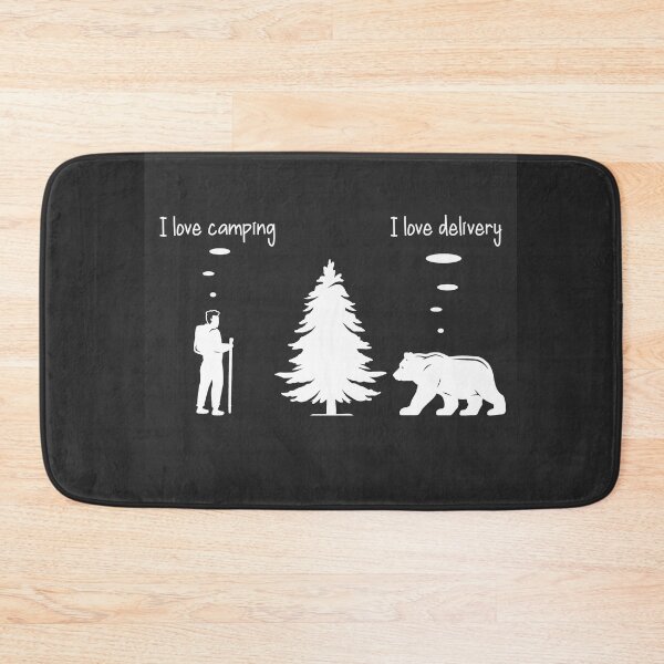 Item preview, "I Love Camping" Funny Camping With Bear designed and sold by Giftsfits.