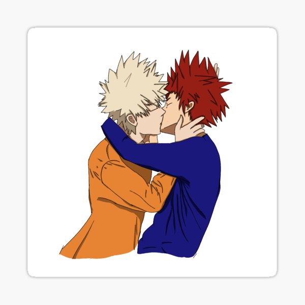 KiriBaku Kiss Sticker