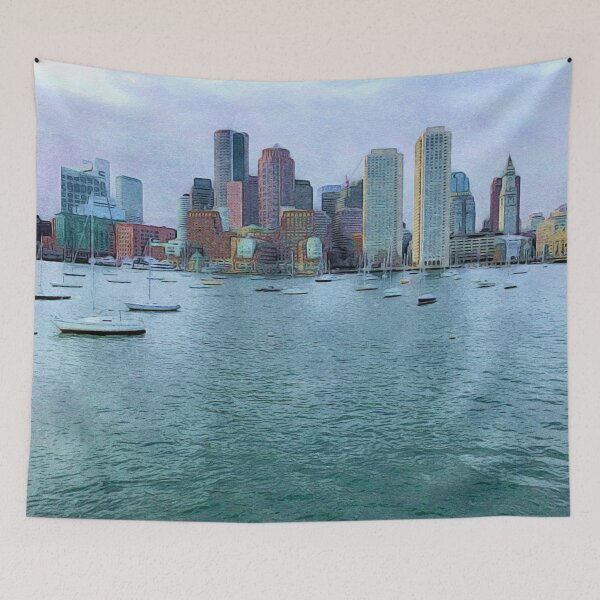 Item preview, Waterfront Boston designed and sold by Autumn Seas Photography.