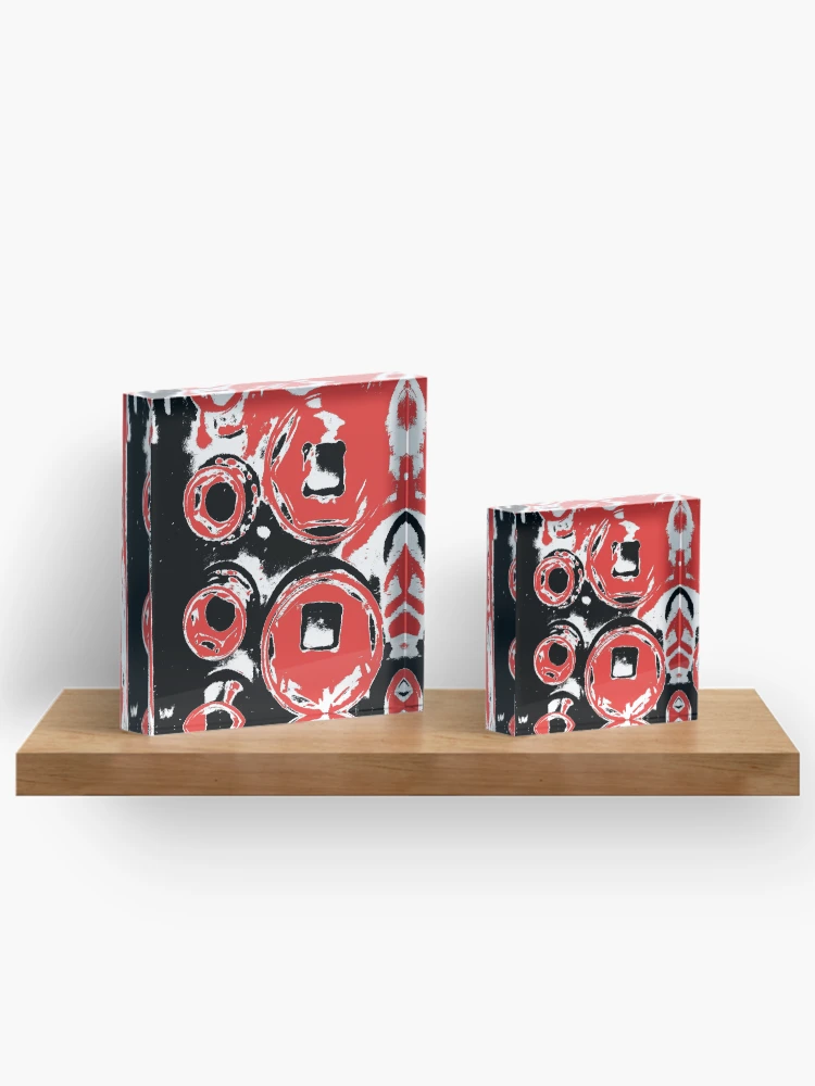 Thumbnail 3 of 5, Acrylic Block, Red Ratchets designed and sold by Random-Designz.