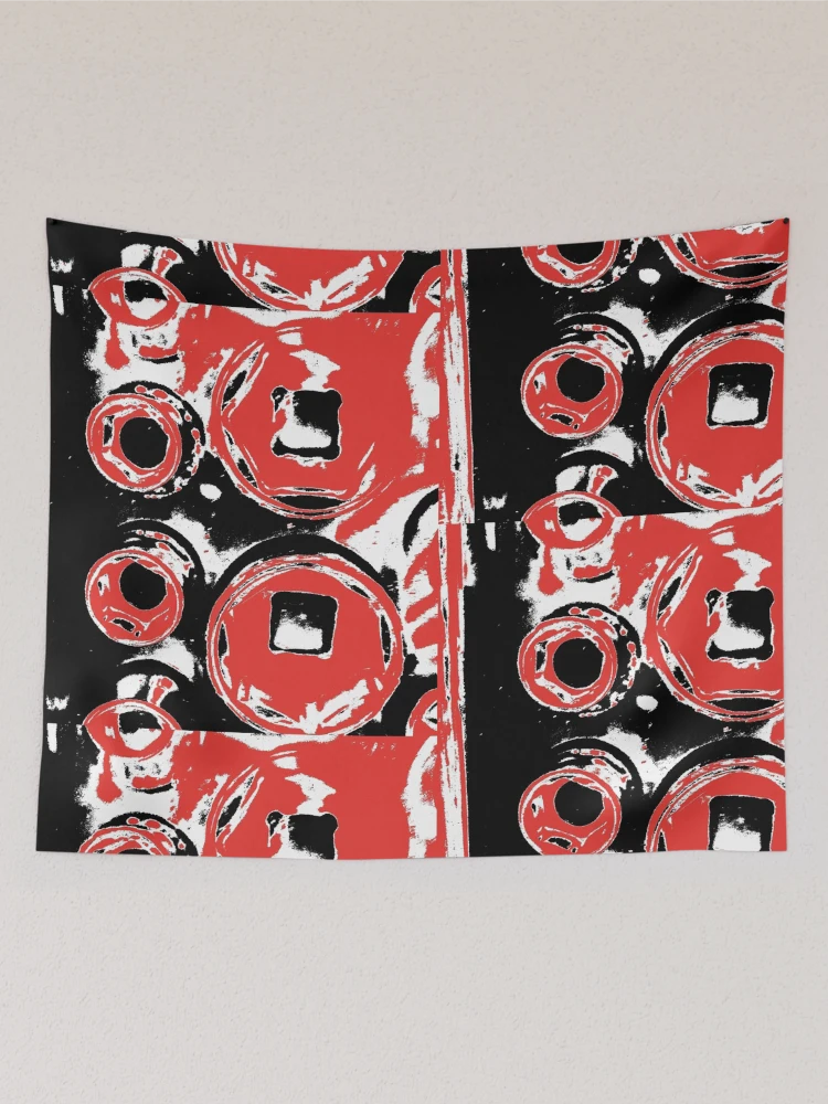 Thumbnail 2 of 3, Tapestry, Red Ratchets designed and sold by Random-Designz.