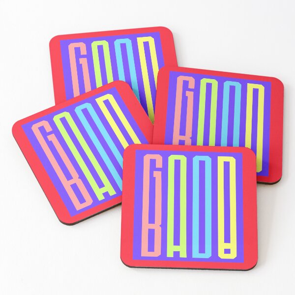 Item preview, GOOD BAD – A colorful graphic design! designed and sold by JOHNC1.