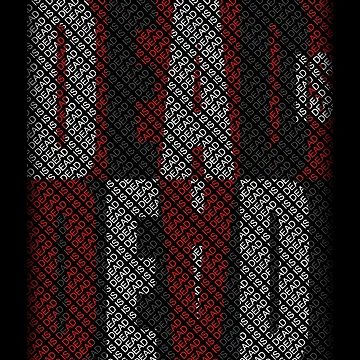 Artwork thumbnail, Dead Is Dead (Typography) by Riott Designs